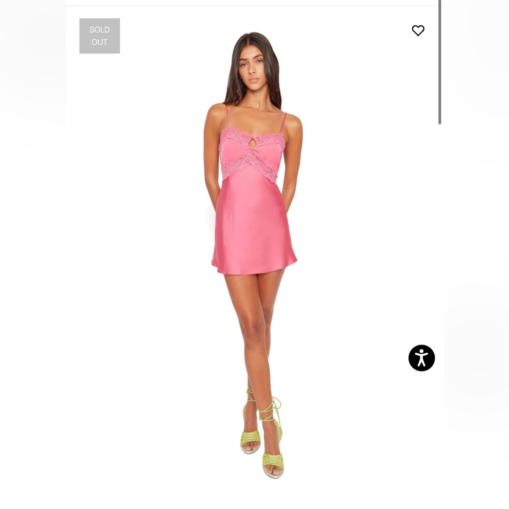Danielle Guizio Babydoll Slip Dress